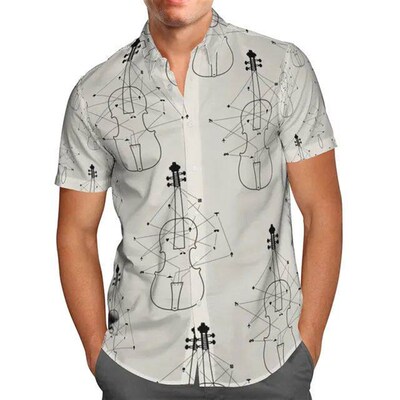 Mens Vocation Lapel Camisa Summer Hawaiian Shirts 3d Printe