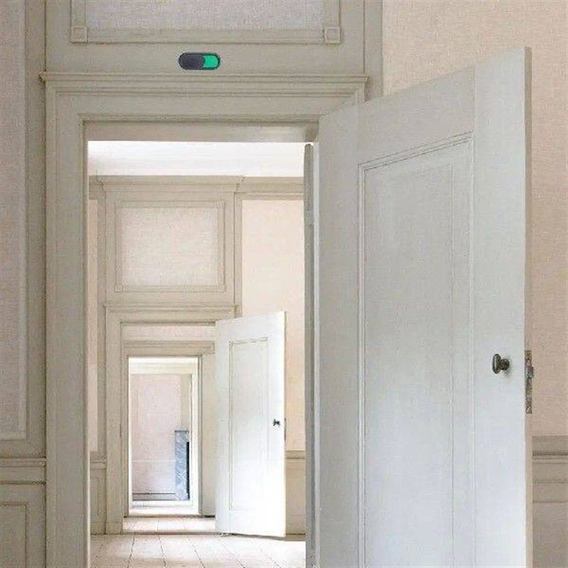 Slider Open Do Not Disturb Sign 10*4cm oval Toilet Door - 实物图