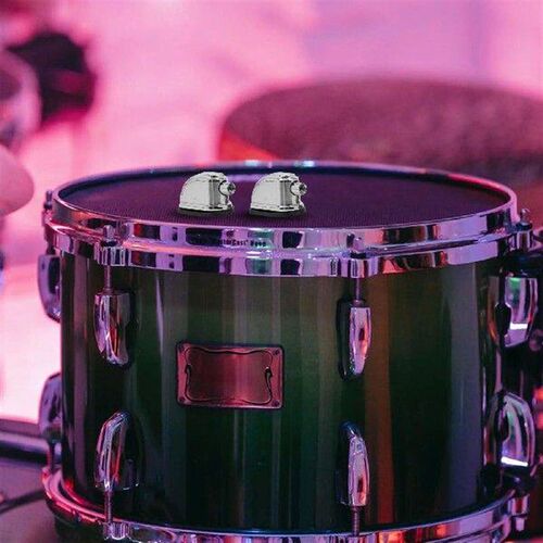 2 Pcs Drum Set Ear Silver Practical Lugs Durable Connector