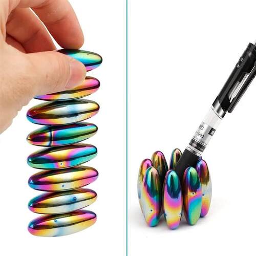 EDC Fidget Toys Oval Magnet Balls,Magnetic Bead Fidgeting To