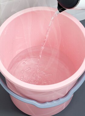 Portable large thickened water storage bucket for dormitory