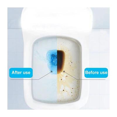 30Pcs Toilet Cleaner Toilet Cleaning Tablets Yellow Dirt Cle
