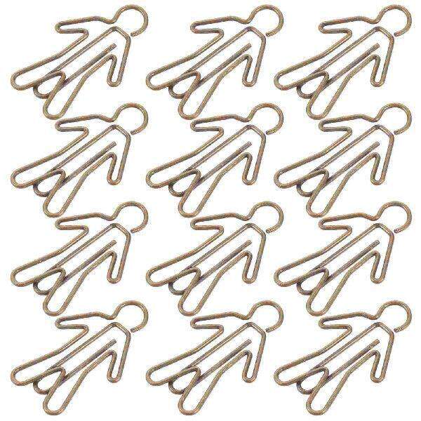20 Pcs Office Paper Clip Document Clips Paperclips Creative