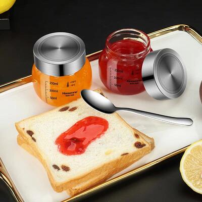 high borosilicate Glass Airtight Jar Moisture Proof Coffee T