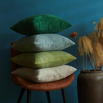 Multicolor corduroy pillow Plain sim corn-free cushion cover