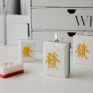 Chinese Style Mahjong Incense Candles Smokeless Household