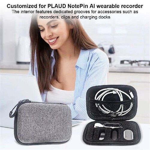 Portable Storage Bag AI Voice Recorder Carrying Case