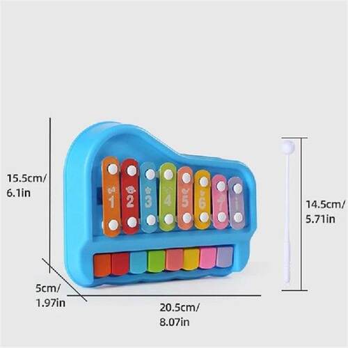 5A-Childrens Piano Toys Eight Tone Hand Percussion