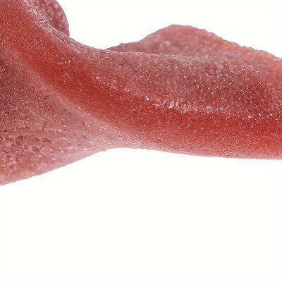 Fake Tongue Lifelike Tongue Needle Through Tongue Closeup St