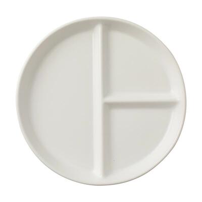 Ceramic Japanese dividing plate Childrens breakfast plate