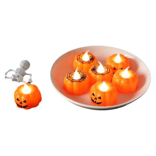 Pumpkin Led Light Halloween Party Decoration Spider Led