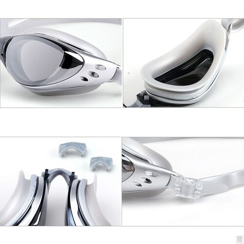 Myopia Swimming Goggles Men Women Prescription Optical Swim