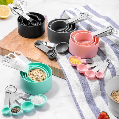 4/8Pcs Measuring Spoons Teaspoon Sugar Scoop Cake Baking Flo
