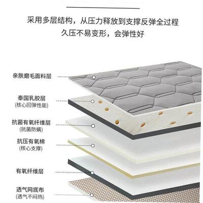 2023 new memory foam topper mattress pad cover bed double