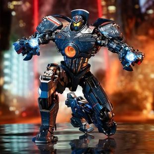 环太平洋机甲模型复仇流浪者发光版危险可动玩具和平儿童手办模型