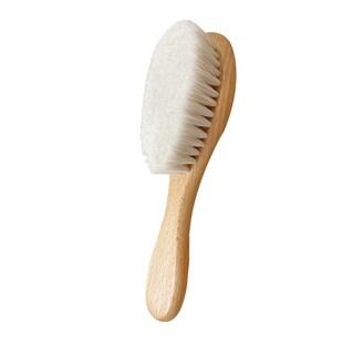 Shoe Brush Solid Wood Wool Brush Beech Shoe Polish Brush Lea