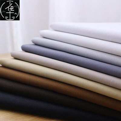 2024 new cotton fabric  cotton plain white cloth black and
