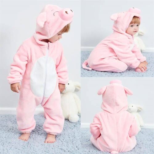 Baby Kigurumi Penguin Lion Cat Animal Cosplay Costume Winter