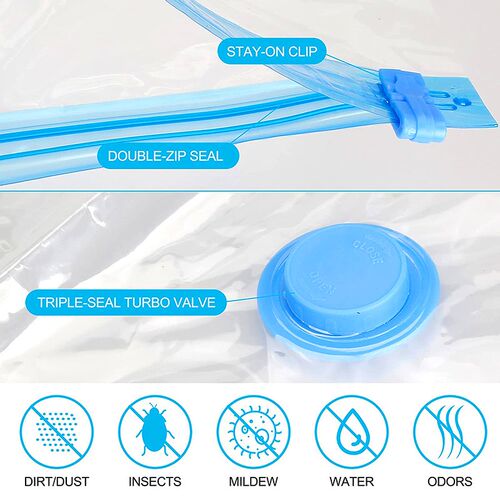 Vacuum Storage Bag Clothes Organizer Bag for Bedding,Pillows