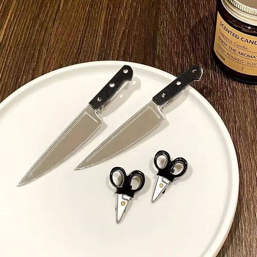 Punk Hairpin Headdress Blade Knife Cool Hair Clips Hair Acce