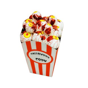 Halloween popcorn trick-or-treating foam eyeballs 眼珠爆米花