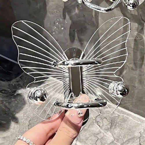 Hair Brush Holder Wall Mount Decorative Comb Storage Hook