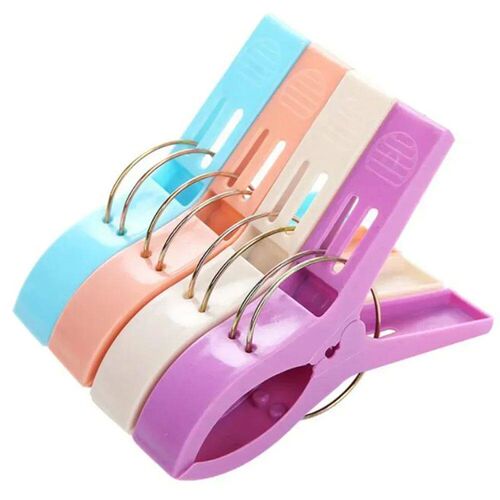 4Pcs Large Beach Towel Clips Quilt Clothes Clips Practical P