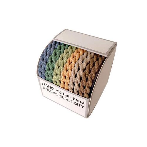 Twist Boxed Dark Tying Hair Rope New Style Elegant Hair Rope