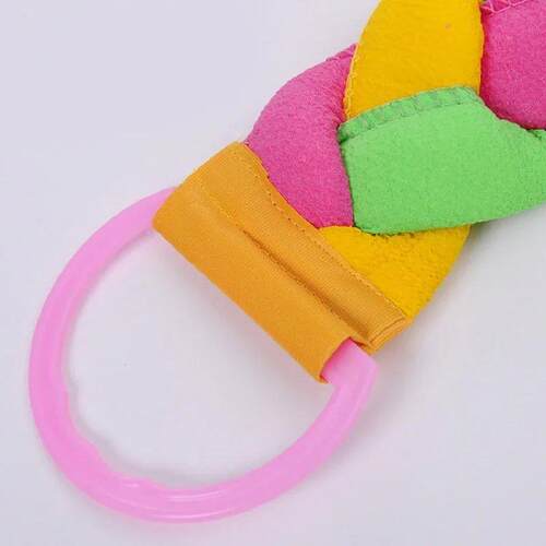 Flower Mesh Shoulder Scrubber Long Sponge Body Back Bath Spo