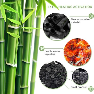 10Pack Bamboo Charcoal Air Purifying Bag Activated Charcoal