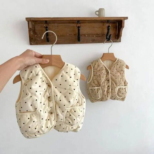 Autumn Winter Clothing Baby Vest Cotton Coat Warm Sleeveless