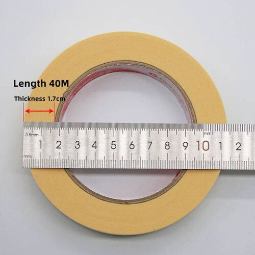 20M Masking Tape White 6mm-50mm Color Single Side Tape Adhes
