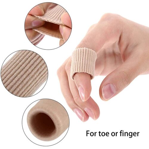 Toe Cushion Fabric Toe Tubes Finger Fabric Protector for Cor