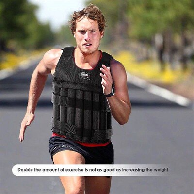 Durable Weighted Vest Adjustable Weight Training Exercise