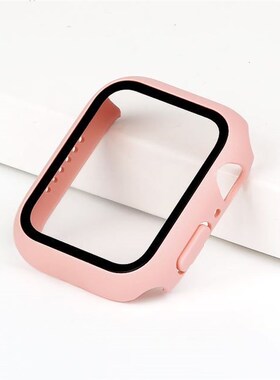 Glass + Cover For Apple Watch case 7/6/SE/5/4/3/2/1 iWatch