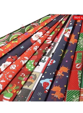 10Pcs 75x52cm Christmas wrapping paper Decoration Gift Wrap