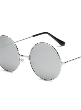 2020 Retro Round Pink Sunglasses Woman Brand Designer Sun Gl