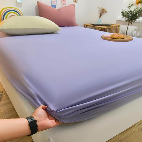 mono color sheet bedsheet bed linen spread cotton bed cover