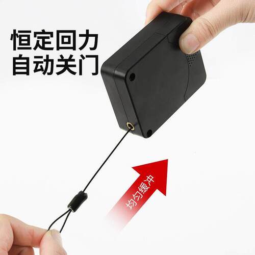 No-drill door closer with buffer, automatic door closing dev
