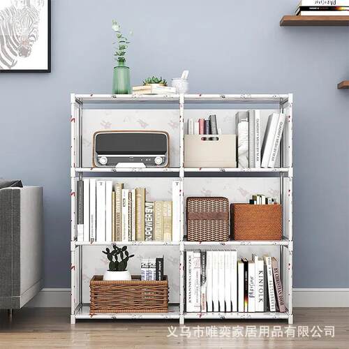 Floor book shelf bookshelf书架 desktop storage rack simple