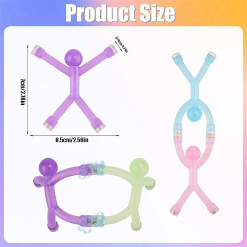 10Pcs Mini Man Magnetic travel toys for kids Rubber Magnet