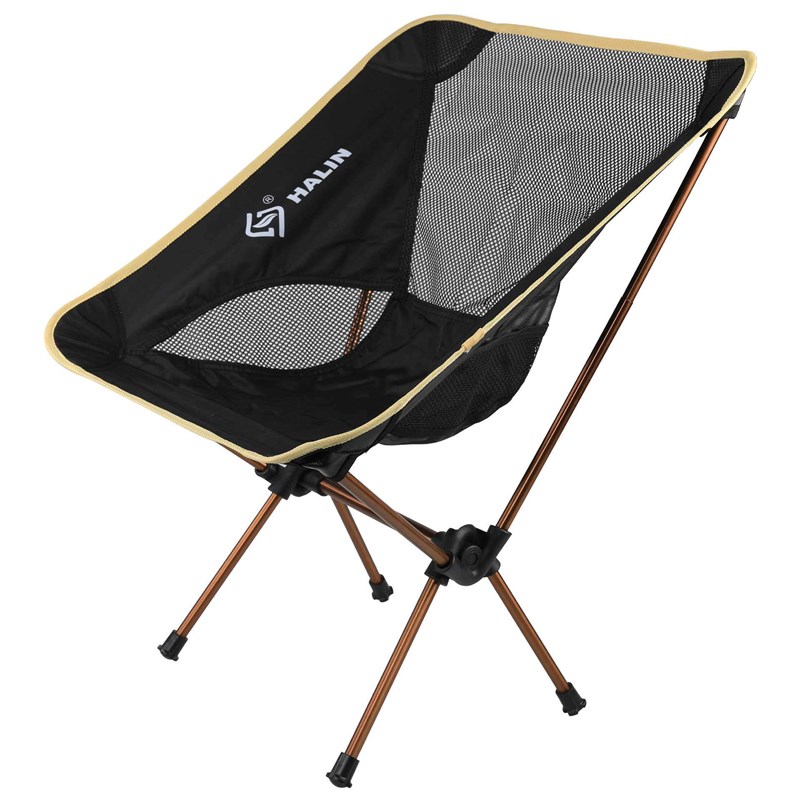 HALIN Outdoor Folding Chair Camping Moon Chair Portable Leis图片