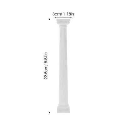 6 Pcs Column Roman Mini Decor Desk Decoration Decorative