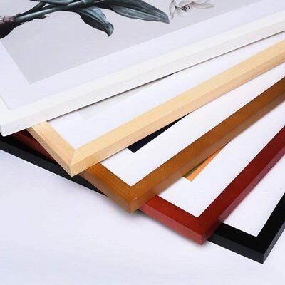 Solid wood frame for wall hanging certificate photo frame A3