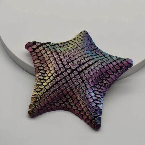 Fidget Toy Flexible Desk Decor 3D Printed Articulated Starfi