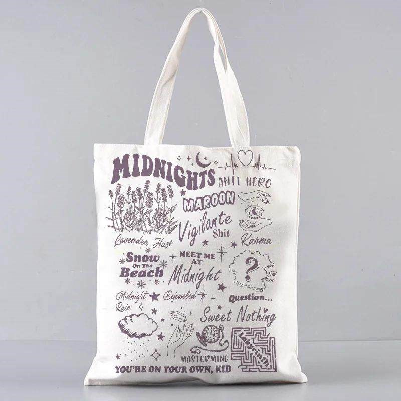 Midnights Tracklist Shopper Bag Taylor Music Swift Albums B - 实物图