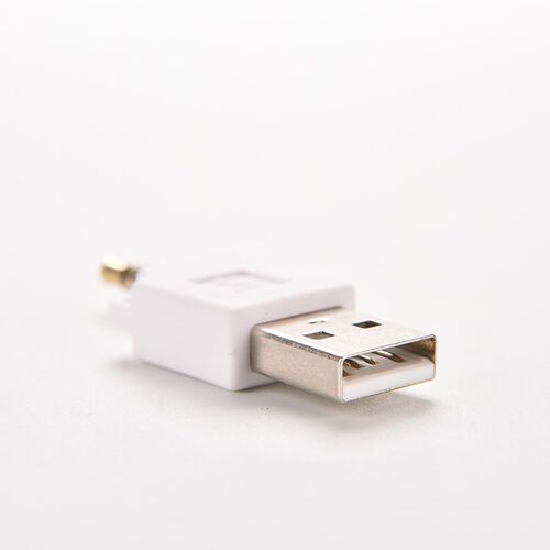 JETTING New 1PC New White 3.5mm Male AUX Audio Stereo Plug