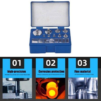 Portable Calibration Weights 10-100g Accurate Grams
