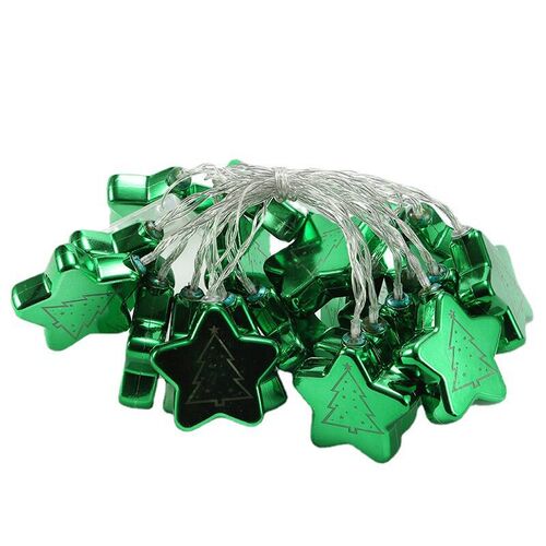 Christmas Decoration Lights Plating Stars Round Ball Led Lig