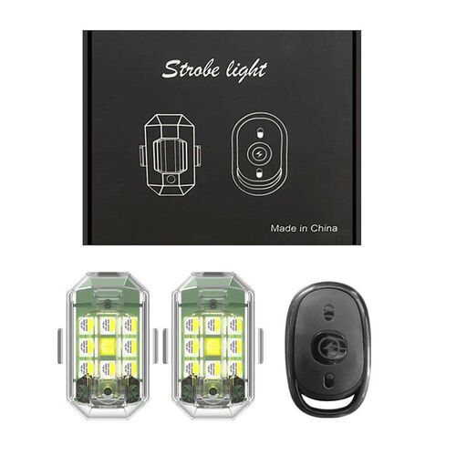 Wireless LED Strobe Lights for Drones, Remote Controls, Coll